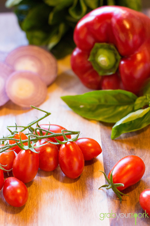 Fresh Ingredients for Linguine