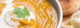 Roasted Pumpkin and-Sweet-Potato Soup