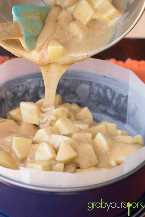 French Apple Cake Batter