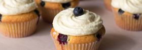 Blueberry and Lemon Cupcakes