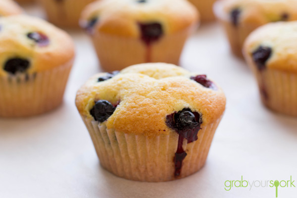 Blueberry and Lemon Cupcakes