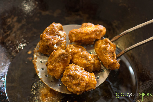 Pakora Chicken Frying