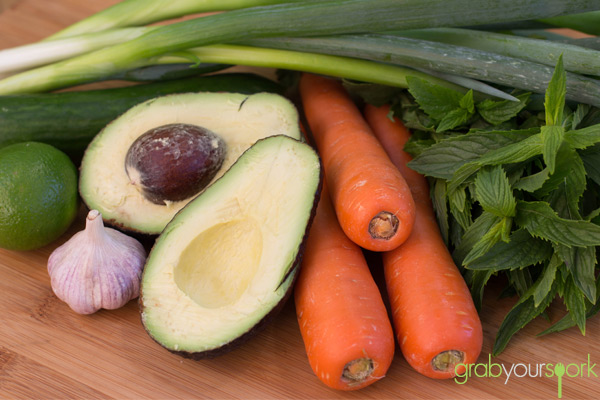 Vietnamese Rice Paper Roll Ingredients