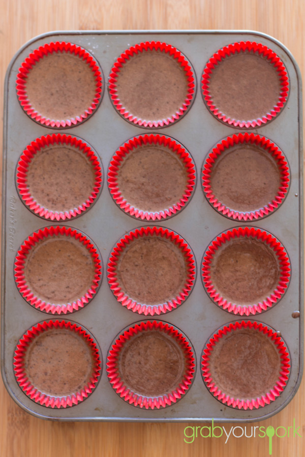 Chocolate Cupcakes in tin