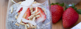 Coconut and Vanilla Chia Pudding