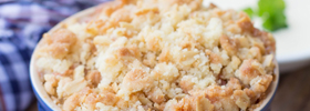 Apple and Rhubarb Crumble