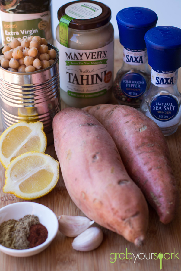 Sweet Potato Hummus Ingredients