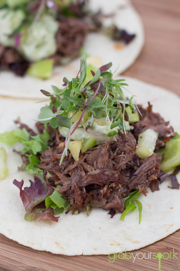 Beef shin tacos Timboon Railway Shed Distillery