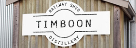 Timber railway shed distillery