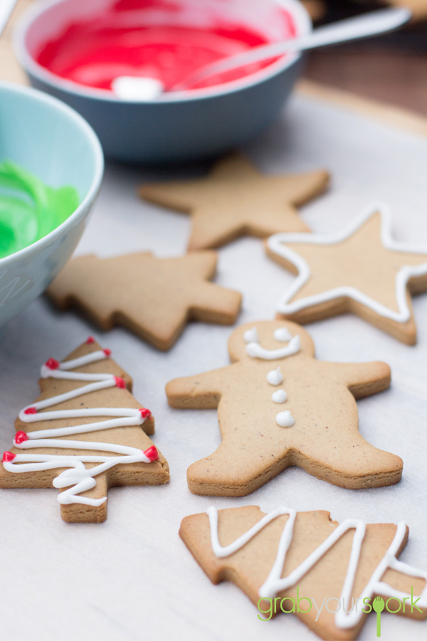 Simple Gingerbread Cookies 004 - Grab Your Spork | grabyourspork.com