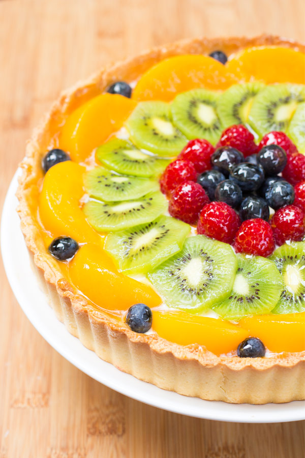 Fruit and Custard Tart - Grab Your Spork | grabyourspork.com