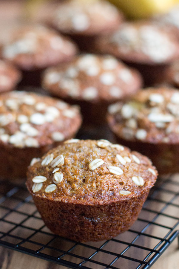 Healthy banana muffins recipe