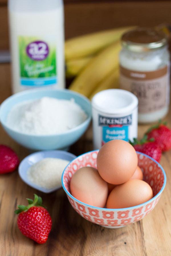 paleo coconut flour pancake ingredients