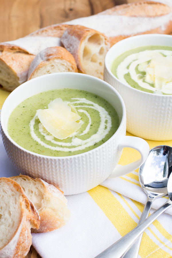 Healthy Vegetarian Zucchini Soup