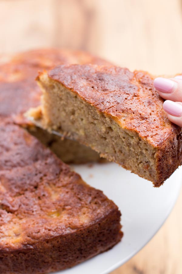 Easy Banana Cake Recipe Grab Your Spork Grabyourspork Com